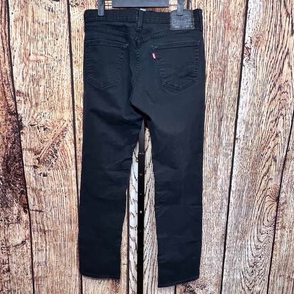 Levi's 541 Athletic Fit Black Straight Leg Jeans Mens 30x32 Stretch Black Label - Picture 2 of 10